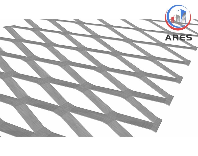 Diamond Shape Metal Mesh, Expanded Metal Cladding
