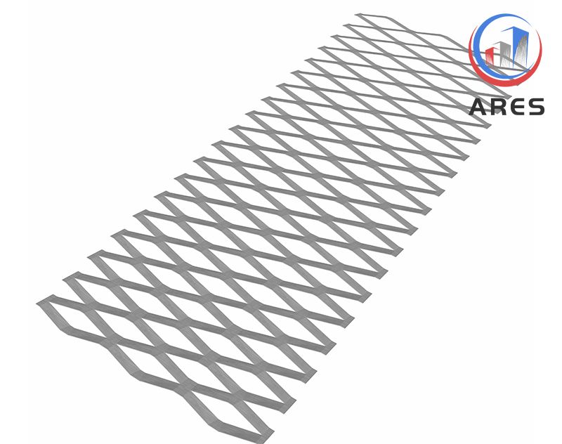 Diamond Shape Metal Mesh, Expanded Metal Cladding
