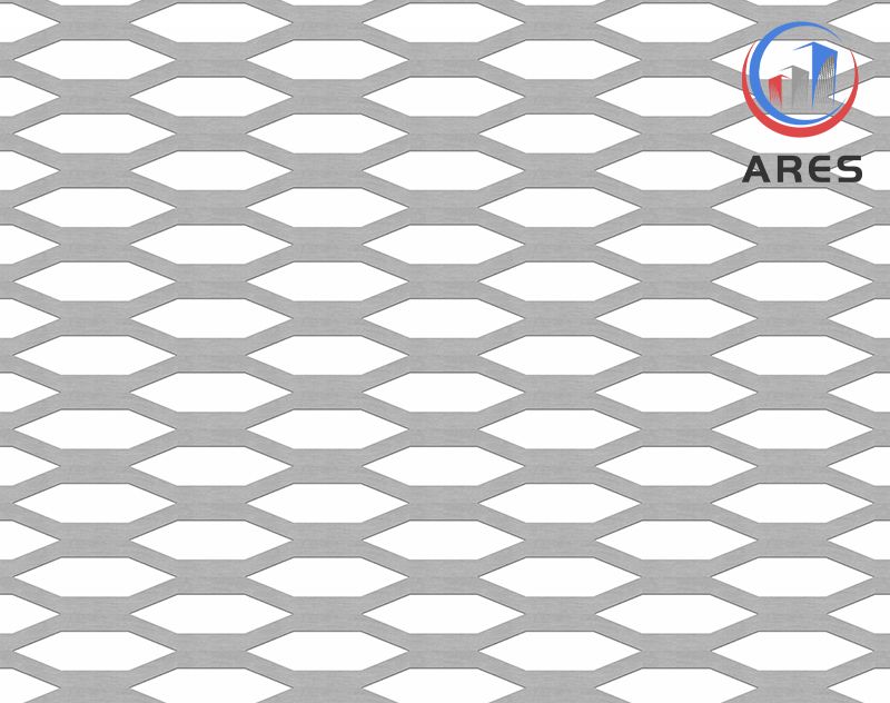 Factory Sale Exterior Facade Raised Aluminum Expanded Metal