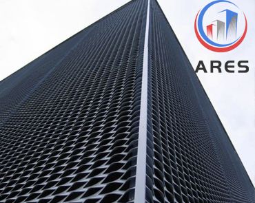 The external use of aluminum plate mesh