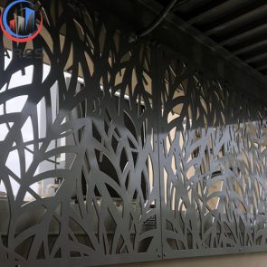 What is the installation method of laser cut privacy screen?