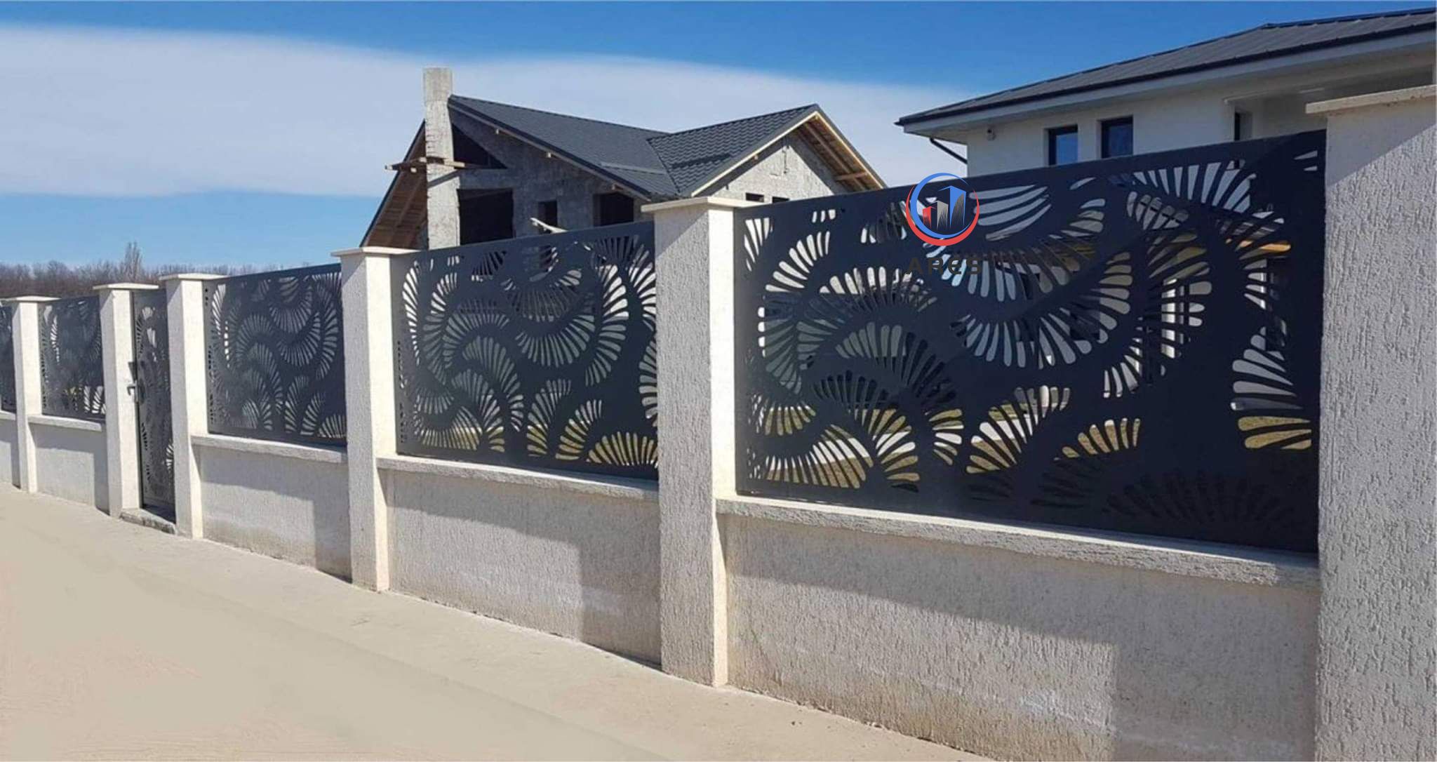 Decorative Laser Cut Metal Fence Panels