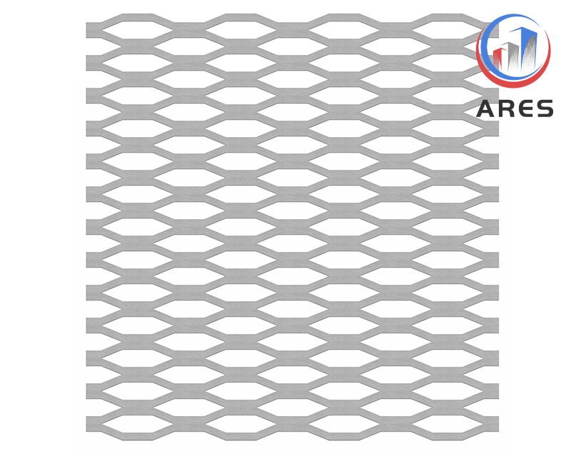 Factory Sale Exterior Facade Raised Aluminum Expanded Metal|Hebei Arse Architectural Decoration