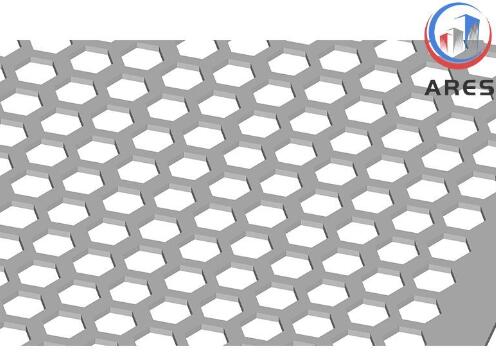 perforated panel hexagonal