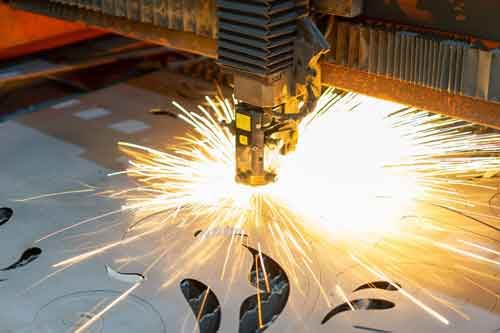 laser cut sheet metal made into factories